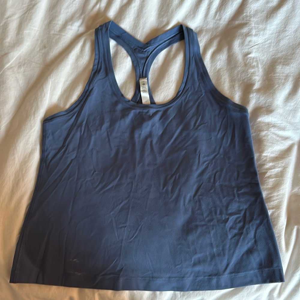lululemon blue tank top